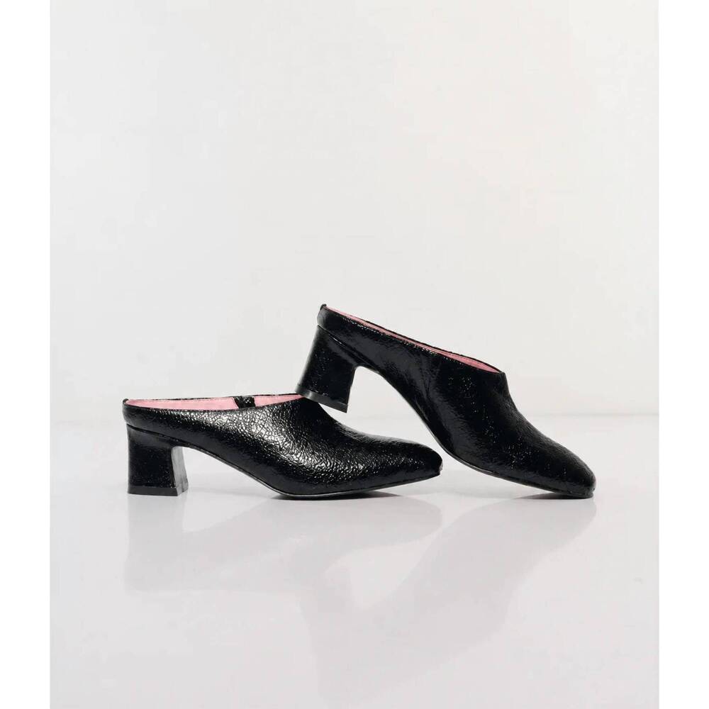 NEW GINI & ALBERT women's stella mule in satellite